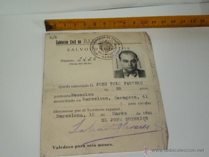 Militaria: gubierno civil de barcelona  a&ntilde;o:1940
