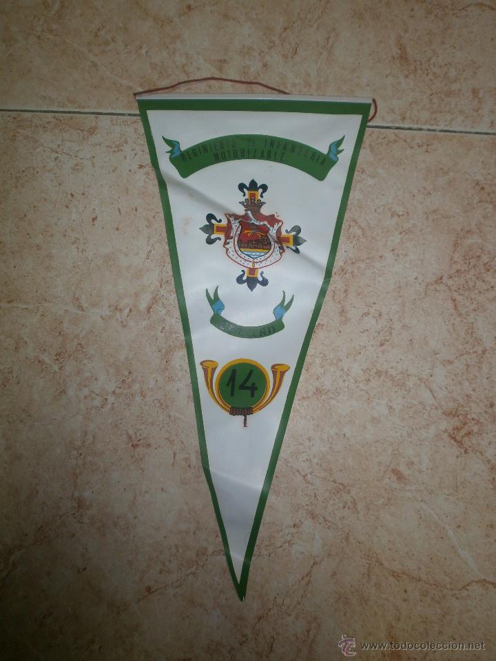 Militaria: BANDERIN REGIMIENTO INFANTERIA MOTORIZADA TETUAN. 14
