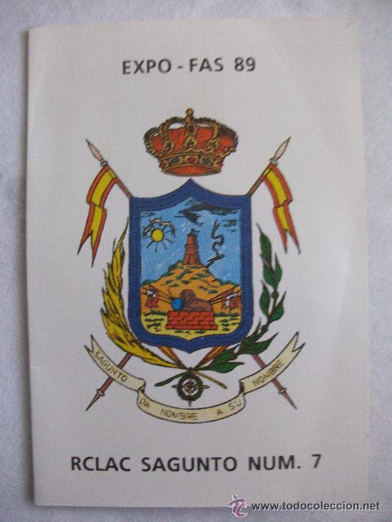 Militaria: EXPO - FAS 1989 : CARNET DE OPERADOR DE RADAR . REGTO. CABALLERIA SAGUNTO N&ordm; 7 . EN BLANCO.