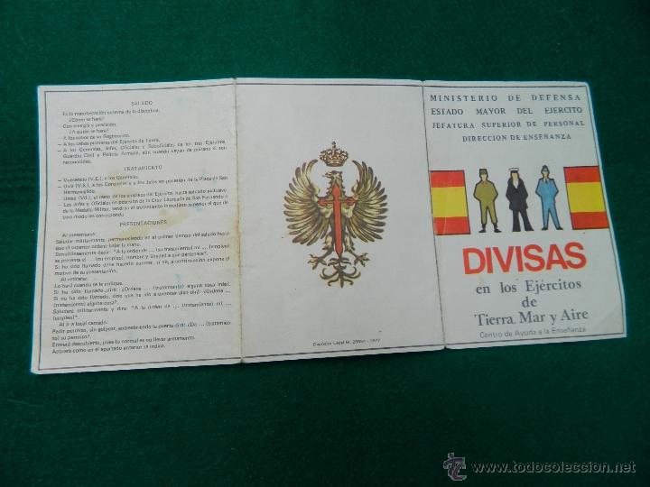 Militaria: Divisas Ej&eacute;rcitos Tierra,Mar y A&iacute;re 1977 - Foto 1