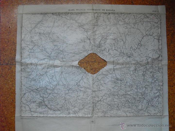 Militaria: GUERRA CIVIL  1938 HOJA 37 DEL MAPA MILITAR ITINERARIO EJERCITO REPUBLICANO CASPE ALCA&Ntilde;IZ CALANDA..