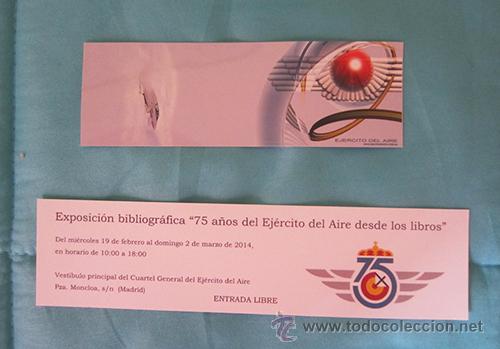 Militaria: LOTE DE DOS SEPARADORES DE LIBROS DEL EJERCITO DEL AIRE - Foto 1