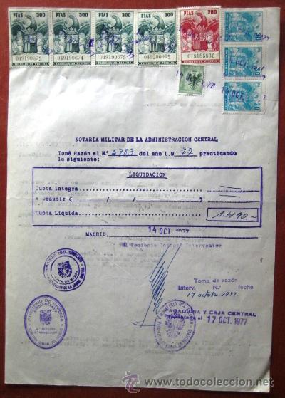 Militaria: MINISTERIO DE DEFENSA. 1977. .. - Foto 2