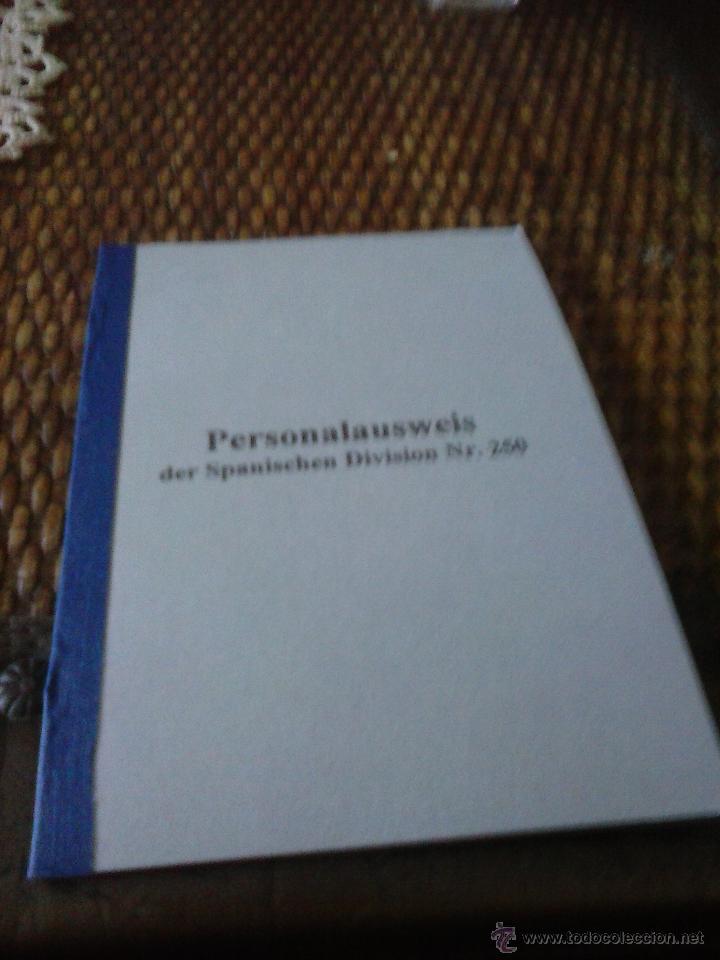 Militaria: DOCUMENTOS DE LOS DIVISIONARIOS (Personalausweis) - Foto 1