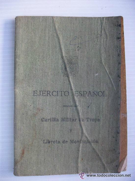 Militaria: CARTILLA MILITAR DE UN SOLDADO DE PUENTE DE CONGOSTO (SALAMANCA), REEMPLAZO DE 1953, FRANCO ..