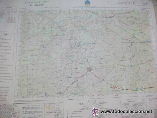 Military Antiques: MAPA MILITAR DE ESPA&Ntilde;A: ABEN&Oacute;JAR ( CORDOBA ). SERVICIO GEOGRAFICO DEL EJERCITO ....