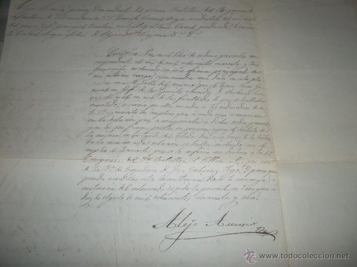 Militaria: bonito documento militar de un brigadier del 1800 - Foto 5