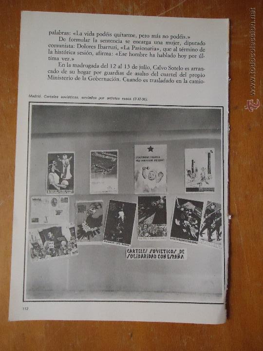 Militaria: hoja militar - fotografia - madrid carteles sovieticos envados por artistas rusos