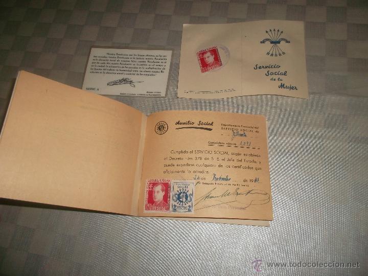 Militaria: lote de documentos de la falange - Foto 3
