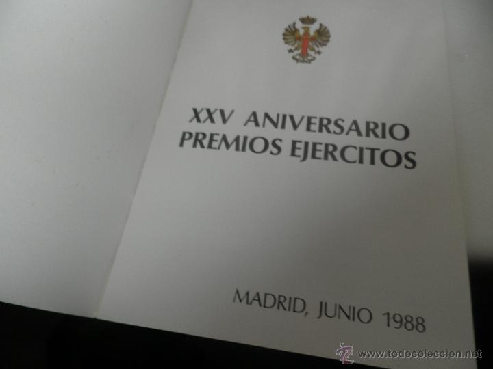Militaria: XXV ANIVERSARIO PREMIOS EJERCITOS,, JUNIO 1988 - Foto 2