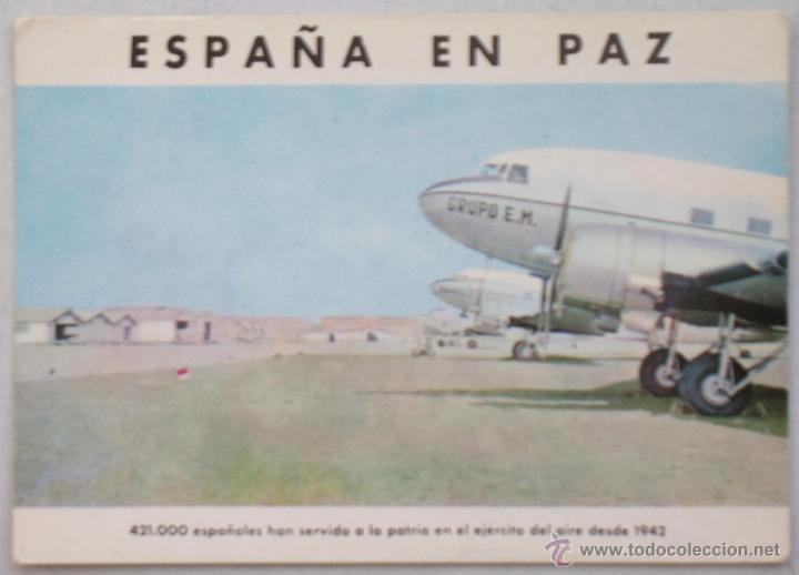 Militaria: Aviaci&oacute;n Militar, postal ESPA&Ntilde;A EN PAZ, 25 A&ntilde;os de Paz. Ej&eacute;rcito Aire 1964.