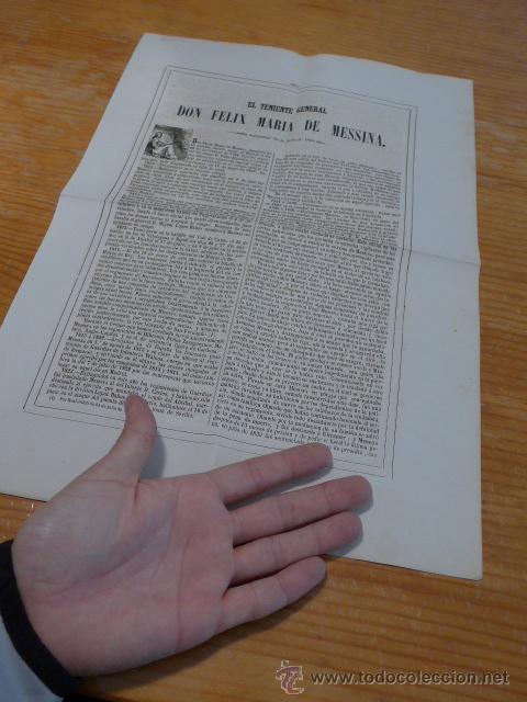 Militaria: Antiguo documento teniente general espa&ntilde;ol, 1854 - Foto 4