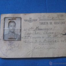 Militaria: AVIACION - BASE DE TABLADA SEVILLA - CARNET REGION AEREA DEL ESTRECHO - UNIDAD PMM - 1947