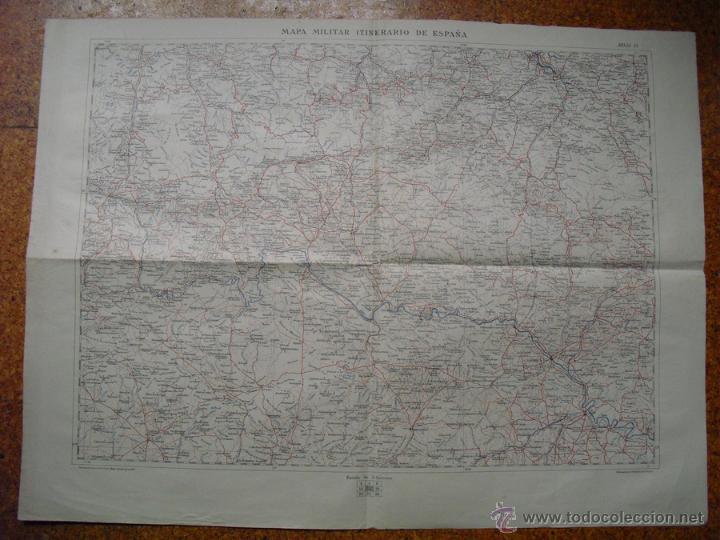 Militaria: 1923 HOJA 15 DEL MAPA MILITAR ITINERARIO  BILBAO HARO REINOSA VILLADIEGO