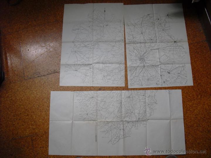 Militaria: MAPA MILITAR ALREDEDORES DE ZAMORA EN TRES HOJAS