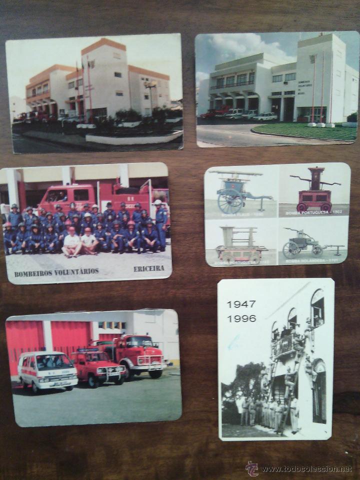 Militaria: Bombero. Lote de 6 calendarios. - Foto 1