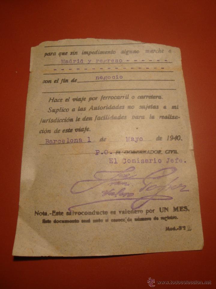 Militaria: SALVACONDUCTO - Foto 1