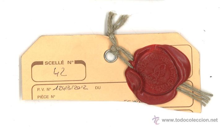 Militaria: Lacrado de prueba policial de la Gendarmer&iacute;a francesa