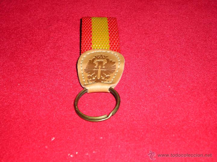 Militaria: PORTALLAVES ESCUDO INFNTERIA Y BANDERA DE ESPA&Ntilde;A