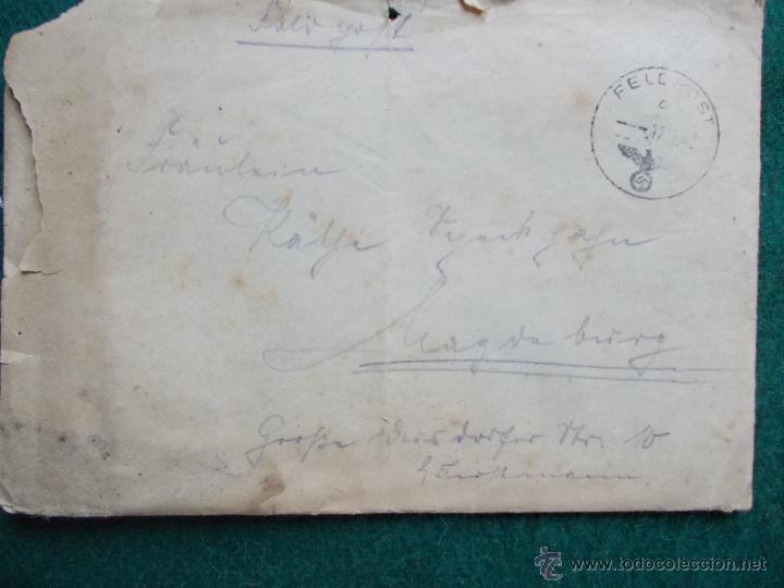 Militaria: Feldpost Carta de soldado alem&aacute;n