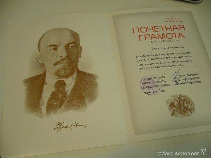 Militaria: Documento original sovietico URSS - Foto 2