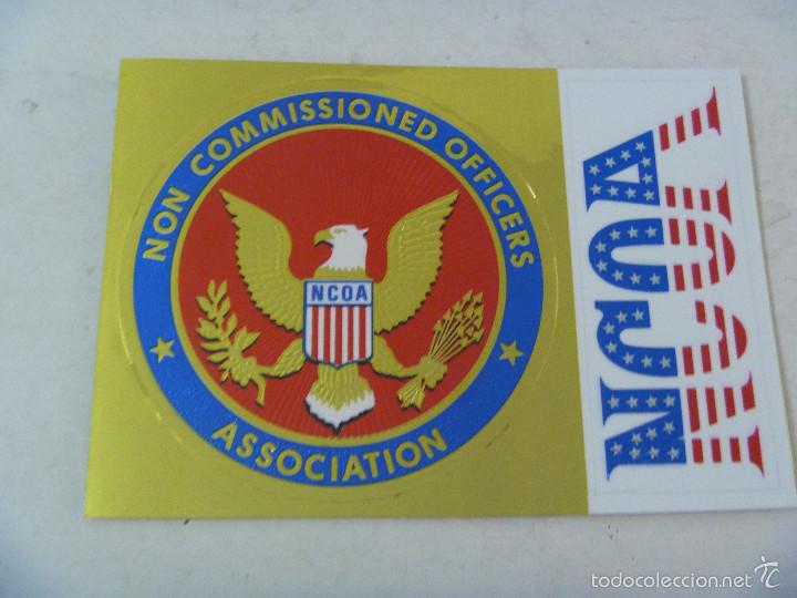 Militaria: PEGATINA PUBLICITARIA MILITAR DE NCOA: NON COMMISSIONED OFFICIERS. ASSOCIATION  ESTADOS UNIDOS