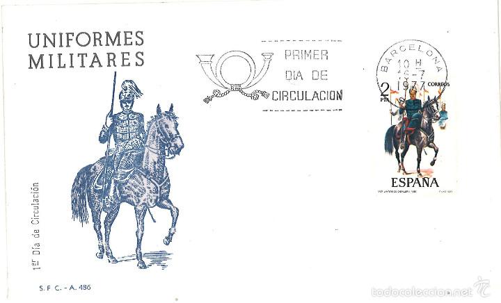 Militaria: Uniformes militares. Lancero de Caballer&iacute;a, 1883