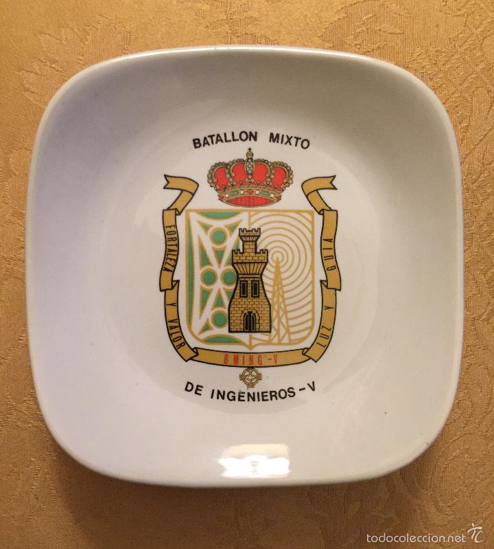 Militaria: CENICERO MILITAR BATALL&Oacute;N MIXTO DE INGENIEROS V BMING V