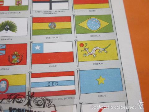 Militaria: LAMINA - BANDERAS - Foto 4