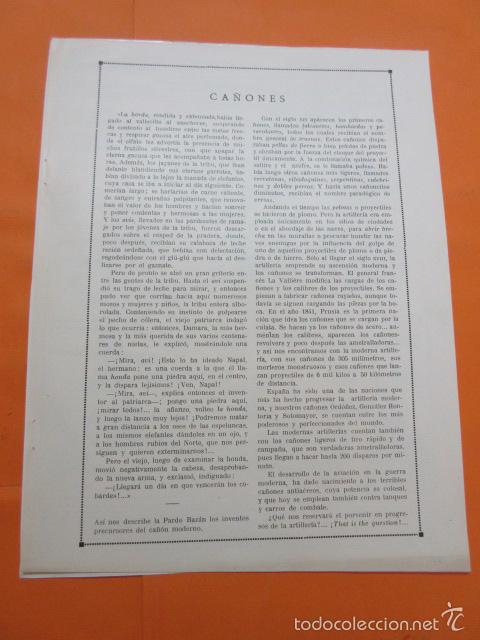 Militaria: LAMINA - CA&Ntilde;ONES - Foto 3