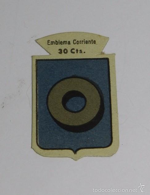 Militaria: EMBLEMA DE AUXILIO SOCIAL, CORRIENTE, PRECIO 0,30 CTS.,MOLINS DE REY, SERIE B, N. 944, TAMA&Ntilde;O 4 X 2,