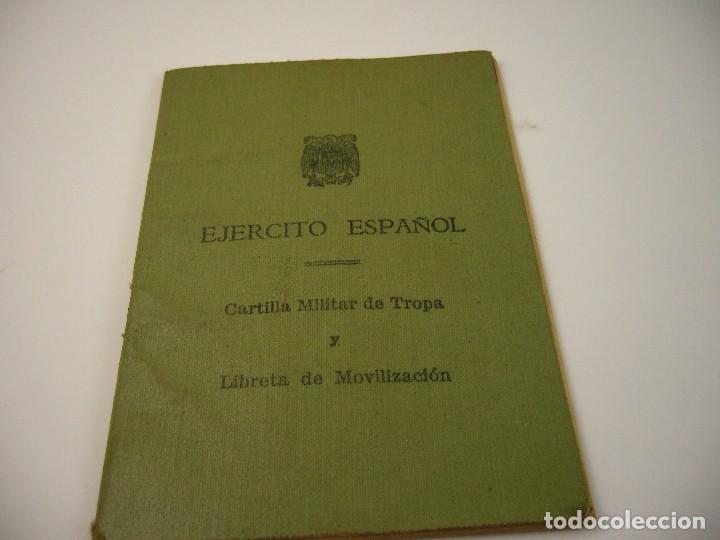 Military Antiques: CARTILLA MILITAR DE TROPA Y LIBRETA DE MOVILIZACI&Oacute;N -- EJ&Eacute;RCITO ESPA&Ntilde;OL 1955