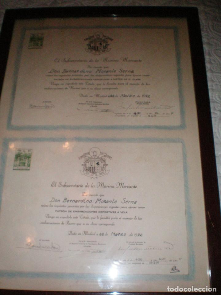 Militaria: TITULO DEL CORONEL MORANTE SERNA DIVISION AZUL - Foto 1