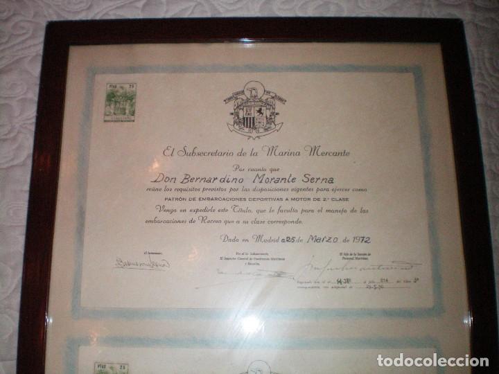 Militaria: TITULO DEL CORONEL MORANTE SERNA DIVISION AZUL - Foto 4