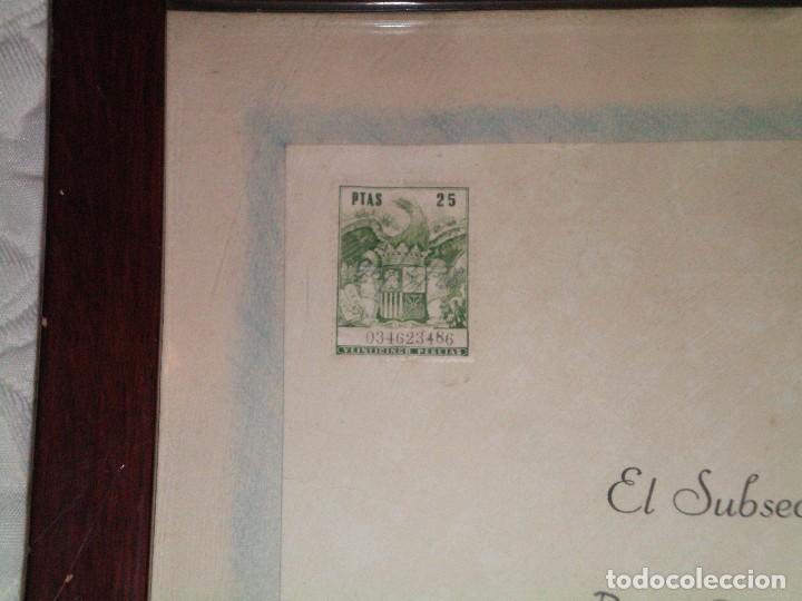 Militaria: TITULO DEL CORONEL MORANTE SERNA DIVISION AZUL - Foto 5