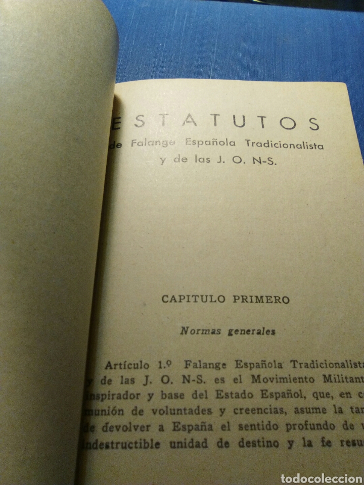 Militaria: TEXTOS FUNDAMENTALES FALANGE - Foto 3
