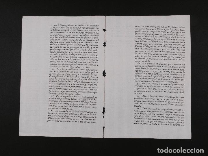 Militaria: LIBRAMIENTO DE P&Oacute;LVORA, BALAS... EL PARDO 1806 - Foto 2