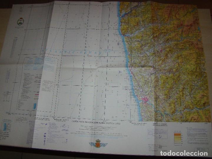 Militaria: CARTA PARA NAVEGACI&Oacute;N A&Eacute;REA T&Aacute;CTICA - EJERCITO DEL AIRE - LA GUARDIA