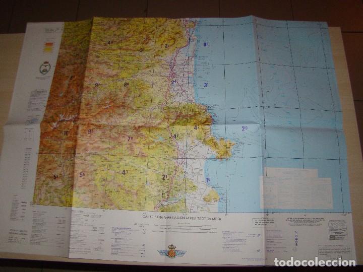 Militaria: CARTA PARA NAVEGACI&Oacute;N A&Eacute;REA T&Aacute;CTICA - EJERCITO DEL AIRE - FIGUERAS