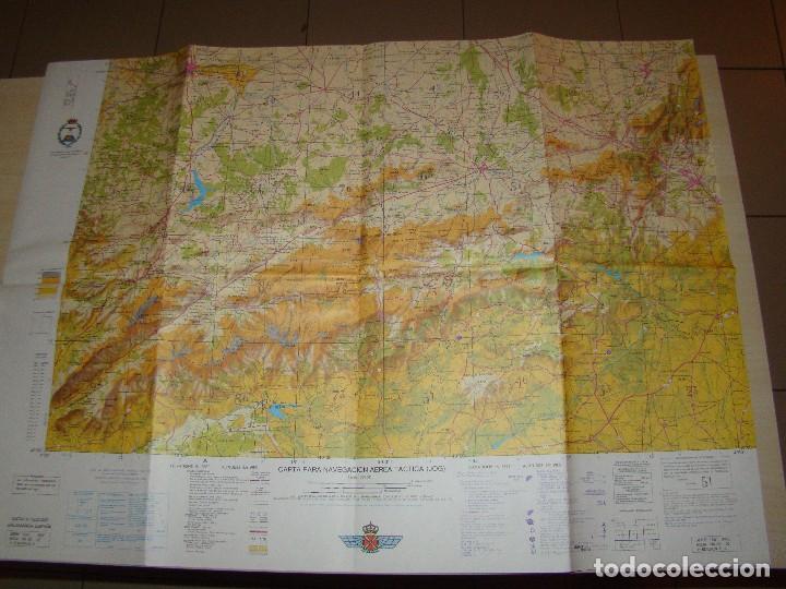 Militaria: CARTA PARA NAVEGACI&Oacute;N A&Eacute;REA T&Aacute;CTICA - EJERCITO DEL AIRE - SALAMANCA