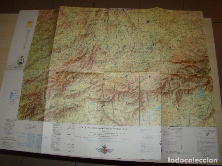 Militaria: CARTA PARA NAVEGACI&Oacute;N A&Eacute;REA T&Aacute;CTICA - EJERCITO DEL AIRE - CIUDAD RODRIGO