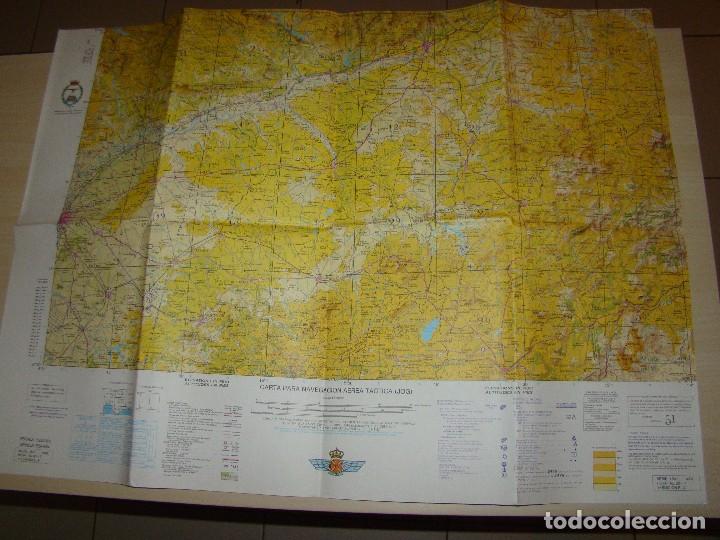 Militaria: CARTA PARA NAVEGACI&Oacute;N A&Eacute;REA T&Aacute;CTICA - EJERCITO DEL AIRE - SEVILLA