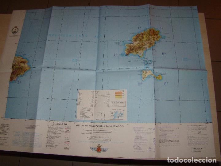 Militaria: CARTA PARA NAVEGACI&Oacute;N A&Eacute;REA T&Aacute;CTICA - EJERCITO DEL AIRE - IBIZA