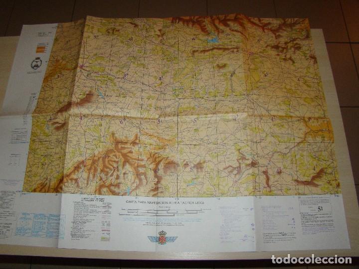 Militaria: CARTA PARA NAVEGACI&Oacute;N A&Eacute;REA T&Aacute;CTICA - EJERCITO DEL AIRE - SORIA