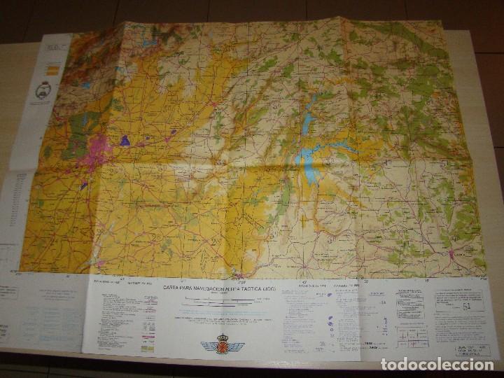 Militaria: CARTA PARA NAVEGACI&Oacute;N A&Eacute;REA T&Aacute;CTICA - EJERCITO DEL AIRE - MADRID