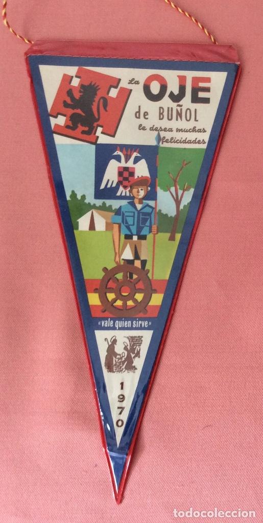 Militaria: BANDER&Iacute;N FALANGE. O.J.E. FRENTE DE JUVENTUDES. OJE DE BU&Ntilde;OL. VALENCIA. 1970.