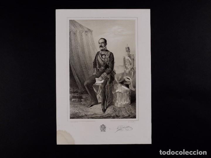 Military Antiques: MILITAR D. PEDRO CHAC&Oacute;N, TENIENTE GENERAL 1856