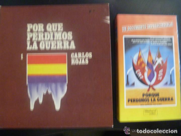 Militaria: LOTE : &uml; POR QUE PERDIMOS LA GUERRA &uml;- LIBRO DE CARLOS ROJAS Y VIDEO DOCUMENTAL