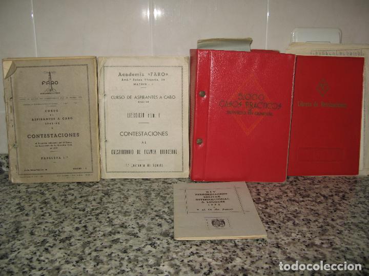 Militaria: Lote de Documentos y Papel de la Guardia Civil.A&ntilde;os '60
