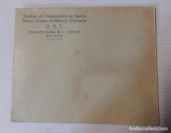 Militaria: Sobre de la UGT, Rep&uacute;blica - Foto 1